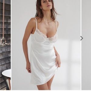 Kat The Label Sienna Slip Ivory size medium. Worn for a 2 hour photoshoot.